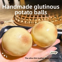 Jouet Squishy Patate Faite à la Main Tendance 2026, Bloc de Construction Croustillant à Remplir, Balle à Presser Lourde au Toucher, pour 14 ans et plus, Unisexe