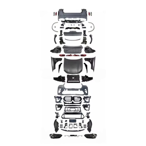 Kit Carrozzeria per <span class=keywords><strong>BMW</strong></span> X6 2015-2024, Stile X6 <span class=keywords><strong>M</strong></span>, Paraurti Anteriore e Posteriore F16 F96, Aggiornamento Parafango Anteriore - Product Image 1