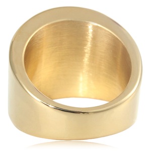 Anillos de moda yúnique, anillos geométricos de oro con bisel de piedra verde, joyería de regalo para el dedo índice para hombre - Product Image 3
