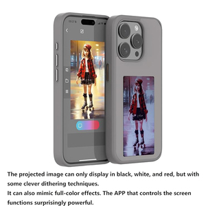 Funda con Pantalla de Tinta Electrónica Inteligente, Personalizable, con NFC, para 15/14/13/12 Pro Max, Resistente a Golpes, de Lujo, Muestra Gratis - Product Image 4