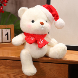 Vendita calda Unisex di natale orso peluche peluche in morbido cotone ricamato con animali tecniche regalo perfetto per <span class=keywords><strong>tutti</strong></span> i sessi - Product Image 5