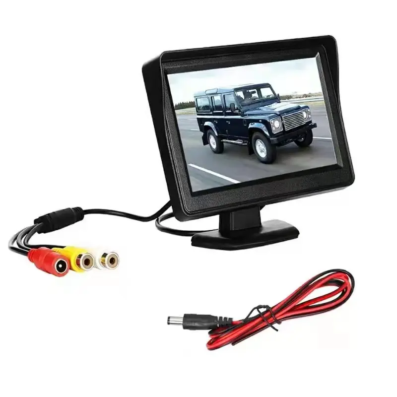 Car Reverse Monitor 4.3 Inch High Definition Monitor Tft Lcd Screen / Car Monitor Reverse Display