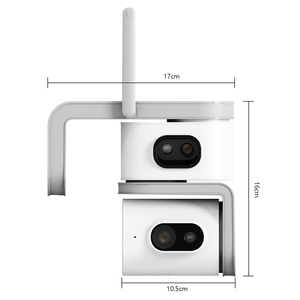 Telecamera <span class=keywords><strong>di</strong></span> Sicurezza Esterna QD01 a Doppia Lente 6MP, Telecamera CCTV Wireless WiFi 4G PTZ ICam365 - Product Image 3