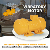 ZW-3.5 Vertikaler Vibrationsmotor 220V 380V 750W Externer Konzentrationsvibrator
