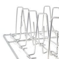 Grille de rôtissage pour poulet sur mesure en acier inoxydable de qualité alimentaire pour les grils BBQ, fours à pâtisserie robustes et cuisines commerciales