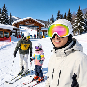 <span class=keywords><strong>Gafas</strong></span> de Esquí Fotocromáticas de Doble Uso para Sol y Nieve Clear Vision, Protección UV400, Visión de Alta Definición, Personalizadas para Deportes al Aire Libre - Product Image 2