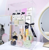 Organisateur en acrylique Transparent, 10 pièces, pour bouteille de parfum