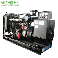 Offener Typ 40kW 60kW 80kW 100kW Wasserkühlung 3-Phasen 380V Industrieller Standby-Dieselgenerator mit Motor