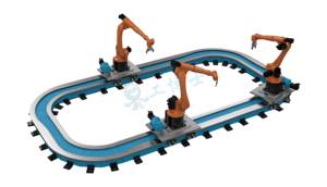 Rail de sol personnalisé pour robot industriel FANUC KAWASAKI - Product Image 4