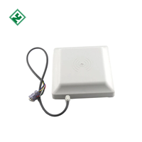 Lecteur de balises passives UHF RFID longue portée, lecteur intégré UHF RFID passif 8DBI RS232/RS485 USB pour contrôle d'accès