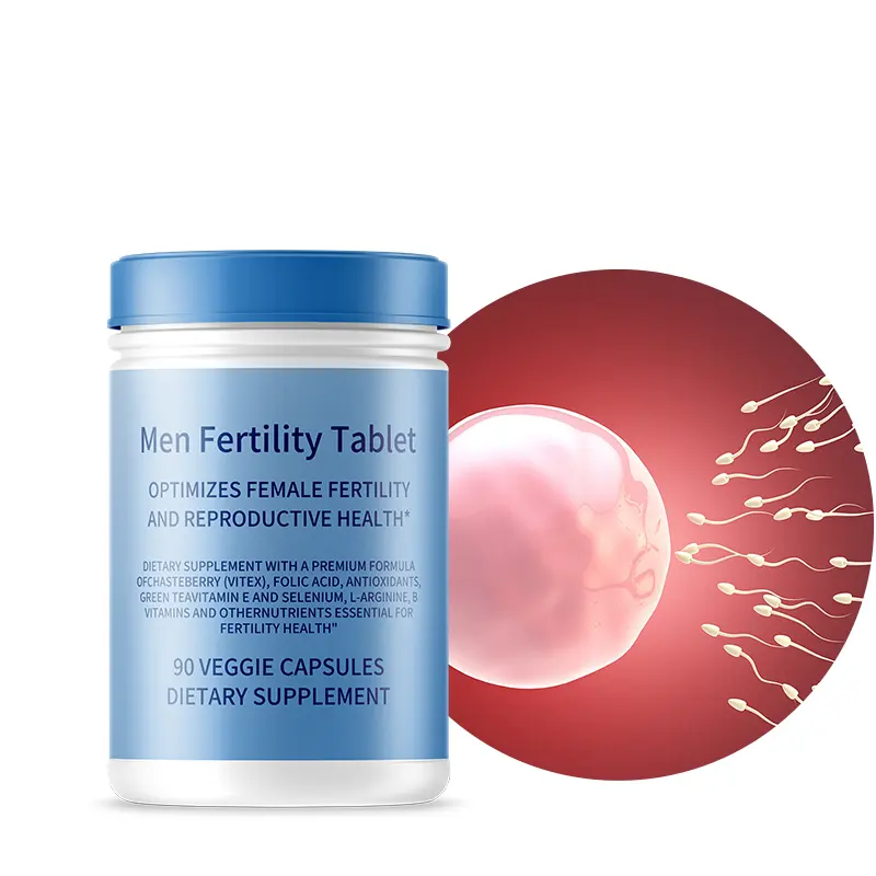 OEM Private Label Hot Sale 100% Natural Herbal Male Fertility Supplements Support Energy Performance Men Fertility Capsules