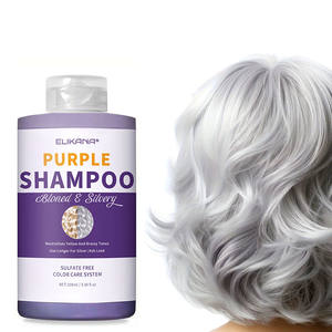 Champú Morado de Calidad Profesional para Cabello Rubio, Tónico Morado Anti-Amarillo, Champú <span class=keywords><strong>Violeta</strong></span> Plateado, Marca Blanca - Product Image 3