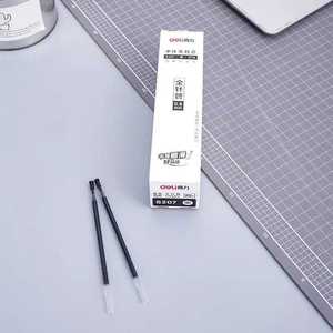 Recambios de bolígrafo de gel Deli S207, 0.5 mm, tubo de aguja completa, negro, para estudiantes, oficina, exámenes y escritura. - Product Image 4