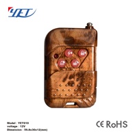 YET010 433mhz Code d'apprentissage EV1527 Télécommande sans fil 4 boutons Télécommande RF pour porte de Garage