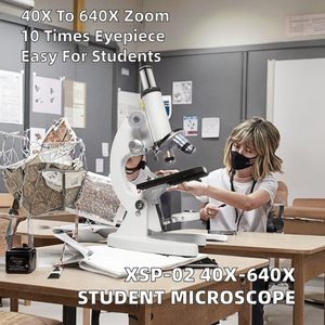 Microscopio Biológico Monocular 40X |   Microscopio de Laboratorio para Estudiantes, Enfoque Manual, Educación Científica para Niños, con 1 Año de Garantía - Product Image 2