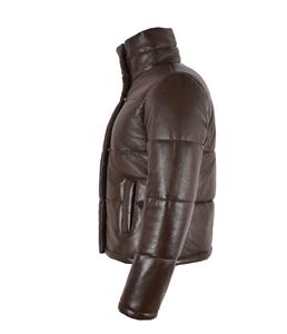 Chaqueta de Mujer Personalizada 100% Cuero Genuino Marrón Nappa, Corte Clásico, Cierre YKK, Marca Privada OEM/ODM, Venta al Por Mayor - Product Image 3