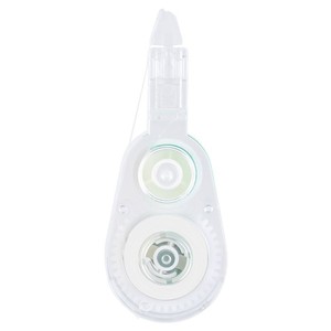 Cinta Correctora Deli VR2-6TX 5mm x 6m con Sistema de Apertura por Presión, Recambio de Núcleo, Plástico Blanco, Uso Estudiantil - Product Image 1