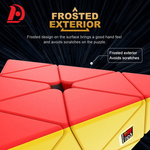 HUADA personalizado <span class=keywords><strong>3x3</strong></span> pirámide rompecabezas <span class=keywords><strong>cubo</strong></span> mágico juguetes giro triángulo 3D rompecabezas velocidad <span class=keywords><strong>cubo</strong></span> juguetes chico educativo mano entrenamiento IQ Juguetes - Product Image 4