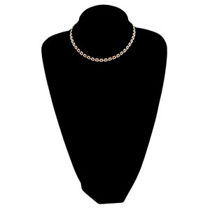 Joyería transfronteriza europea y americana, hueco cuadrado geométrico de moda para mujer, collar de Metal elegante a la moda - Product Image 4