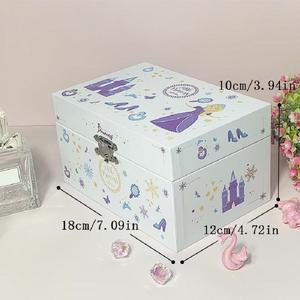 Boîte à musique en papier personnalisée à manivelle, motif ballerine, pour rangement de bijoux, durée <span class=keywords><strong>sonore</strong></span> 30 secondes, idéale pour cadeau de Noël ou d'anniversaire - Grande Vente - Product Image 6