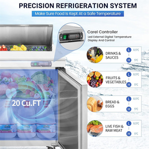 Refrigeration Equipment Salad <strong>Bar</strong> <strong>Cool</strong> <strong>Bar</strong> Counter Top Sandwich Refrigerator Salad Pizza Counter Refrigerator - Product Image 2