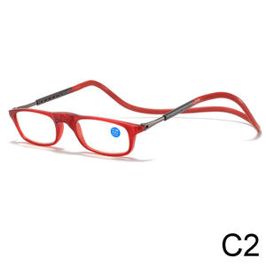 نظارات قراءة عصرية محمولة لحجب الضوء الأزرق لعام 2024 للرجال والنساء بتصميم تعليق مغناطيسي على الرقبة - Product Image 5