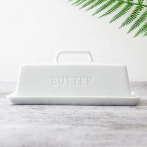Novedades 2026: Mantequillera de Cerámica con Tapa, Bandeja para Servir Mantequilla para la Cocina o Fiestas - Product Image 5