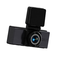 4K Videorecorder Dashcam met IPS-scherm, verborgen achteruitrijcamera, 2-weg WiFi autocamera voor en achter, 2-kanaals