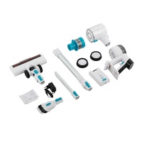 Aspirateur Balai Sans Fil Rechargeable Cyclone pour Tapis et Moquettes, Idéal Maison et Voiture