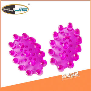 Mini masajeador de mano para pies, cuello y cabeza, herramienta de masaje de plástico de 9x6,5x3 cm con múltiples nodos para aliviar el cuerpo - Product Image 2