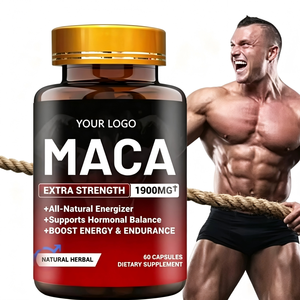 Fabricante de Cápsulas de Raíz de Maca Gelatinizada de Marca Privada, Suplemento de Maca Orgánica de Henan, Antioxidante, Vegano, Sin Gluten, para Adultos, 60 Cápsulas - Product Image 5