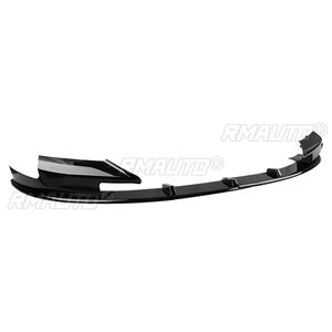 สำหรับ BMW F10 M5 ปี 2012-2016 ชุดแต่งสปอยเลอร์กันชนหน้า 4 ชิ้น แผ่นกั้นลิ้นกันชนหน้า สีดำเงา ลายคาร์บอนไฟเบอร์ - Product Image 3