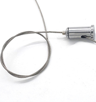 Pince réglable de câble de pince de câble d'acier inoxydable de plafond pour le panneau mené