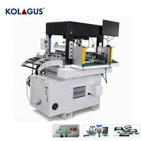Nouvelle machine de découpe à plat automatique pour panneaux de commande en PVC, PET, PC, acrylique, avec superposition graphique gaufrée et alignement CCD