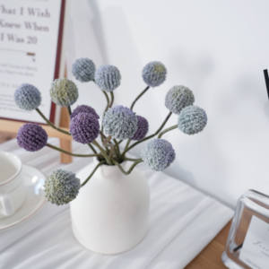 زهرة اصطناعية عالية الجودة بوناي ديكور المنزل مكتب الزهور الاصطناعية - Product Image 1