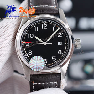 Montre-bracelet à quartz Longnes de luxe en cuir marron pour homme, étanche, style sportif, Relogio Masculino - Product Image 6