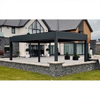 Pergola Bioclimatique Extérieure Motorisée en Aluminium Enduit de Poudre Durable pour Balcon – Vente Directe