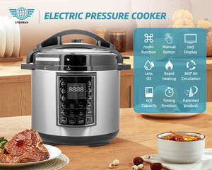 サプライヤーはプログラム可能なマルチアンチスカルディング蓋スマート炊飯器ポット電気圧力鍋を提供します - Product Image 2