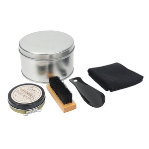 <b>Shoe</b> Polish And Brush Set Leather Care Portable 5 Pieces Combo Kit For Men Women - Product Image 3