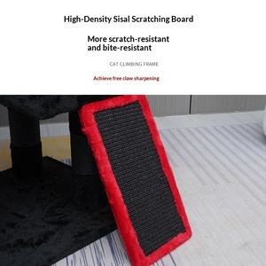 Árbol de Navidad para Gatos de Varios Tamaños, con Cubierta de Felpa Suave, Rascador de Sisal, Hamaca y Torre - Product Image 5