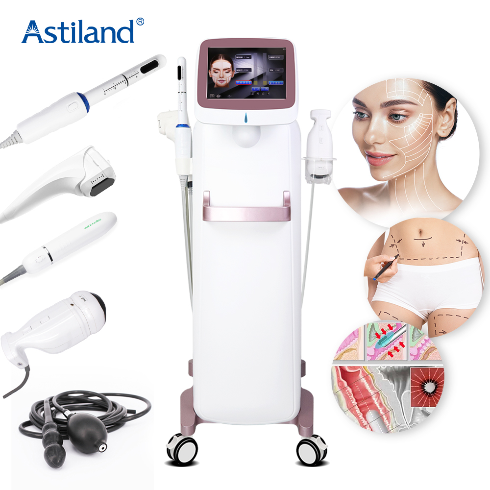 5D Hifu Equipment 9 Cartridges Vaginal 4D Facial Radar Carving Face Lift