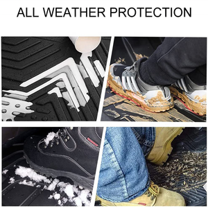 Revestimiento de alfombrillas para <span class=keywords><strong>Ford</strong></span> <span class=keywords><strong>Mondeo</strong></span> 2017-2021 2022 <span class=keywords><strong>2023</strong></span> Juego delantero y trasero de TPE para todo tipo de clima - Product Image 5