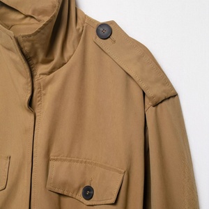 ZA <span class=keywords><strong>AliExpress</strong></span> Best Seller Manteau Trench Court Rétro Chic Ceinturé pour Femme, Manches Longues Style EU/US, Vêtement d'extérieur Transfrontalier - Product Image 2