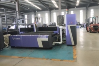 Machine de découpe laser à fibre CNC automatisée 2000*4000mm, refroidissement par eau, traitement de tôles, système de contrôle Cypcut, Hiwin 3kw