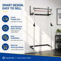 Barre de traction murale multifonction compacte et robuste Solo Strength pour entraînement du haut du corps, équipement de gym à domicile