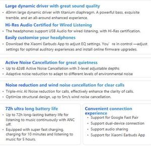 Audífonos REDMI Neo originales de diseño abierto, cómodos, con hasta 72 horas de batería y cancelación activa de ruido. - Product Image 6