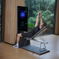 Équipement de Musculation Intelligent au Look Design, Appareils d'Entraînement Professionnels pour les Bras et la Poitrine, Câble Compact