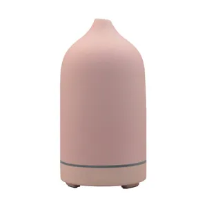 Humidificador de aire de piedra ultrasónico para aromaterapia, difusor de aroma de aceite de cerámica