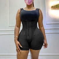 Venta al por mayor de alta doble compresión Bbl ropa moldeadora de control de abdomen con gancho y ojo mono etapa 3 fajas colombianas