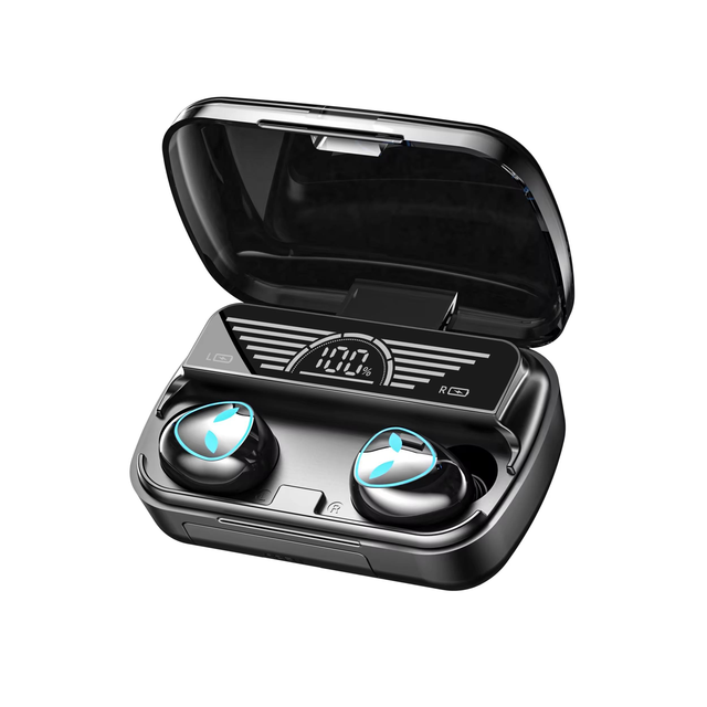 Smart Wireless TWS Earbuds Digital Display IP68 Waterproof ENC Noise Cancelling Touch Control for Gaming Power Bank Compatible